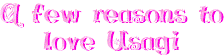 A few reasons to love Usagi-chan